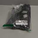 Black Shower Curtain Liner, 4G PEVA Shower Liner, Plastic Waterproof Shower Curtains, 72x72 inch with Grommet Holes 3 Magnetic Weights(Black)