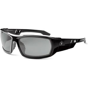 Ergodyne Skullerz Odin Polarized Safety Sunglasses (Black Frame, Polarized Smoke Lens)