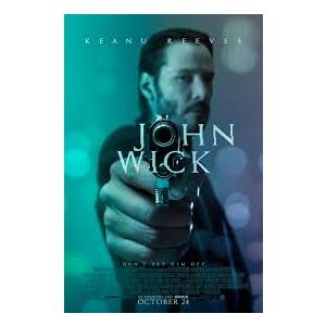 JOHN WICK 'Don't Set Him Off' Original Movie Poster, 4' X 6