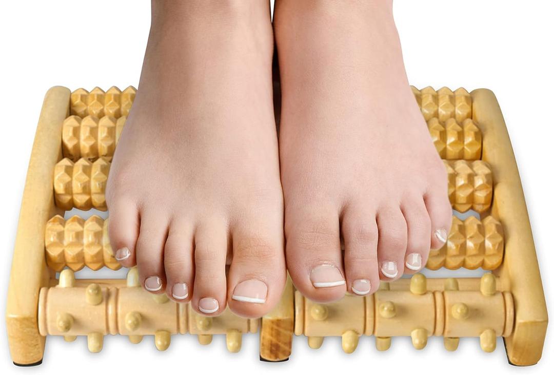 MEDca Pressure Point Therapy Massager - X-Large Dual Foot Massager Roller Feet, Arch and Heel Pain, Plantar Fasciitis Relief, Improve Circulation and Acupressure