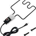 Heating Element Compatible with Masterbuilt Electric Smoker and Grill, Adjustable Thermostat Cord Controller Replacement, Masterbuilt Smoker Parts for Smokers & Turkey Fryers,1500Watt