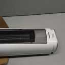 PELONIS 23 Oscillating Ceramic Tower Space Heater with Remote & Thermostat, Electric Energy Efficient Floor Heater for Indoor Use Large Room Safe with Timer, ECO Mode, 1500W, White