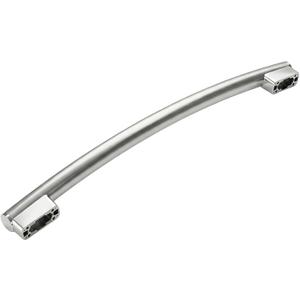 WR12X34310 Stainless Steel Freezer Door Handle Replacement Kit with 2Pcs WR01X25070 Door Handle Fasteners Fits for GE Appliances Refrigerator,Replaces Parts 4960021 AP6994366 PS16220203 EAP16220203