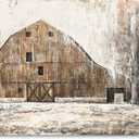 Yihui Arts Farmhouse Rustic Wall Decor Canvas Wall Art Painting Pictures for Dinning Room