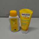 Weleda Baby Calendula Body Lotion and Shampoo-Body Wash Bundle, 6.8 Fluid Ounce (Pack of 2), Plant Rich Baby Care with Calendula and Sweet Almond Oil EXP 12/2027
