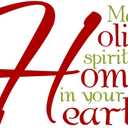 Family Find A Home in Your Heart Vibrant Cartoon Wall Decal Decoration May The Holiday Spirits Christmas Holiday Quotes Holiday Gift Lasts Years and Easily Removable - Size: 40 in(W) x 28 in(H)