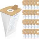 20 Pack Style MM Vacuum Bags Compatible with Eureka Style MM Eureka Mighty Mite 3670 and 3680 Series Canister Vacuums, Replaces Part # 60295, 60295A, 60295B 60295C, 60296 & 60297A