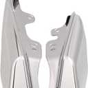 Chrome Mid-Frame Air Deflector Compatible for Harley Davidson Touring Street Electra Glide Road King FLHR FLHX FLTR FLHT 2001-2008 2005 2003