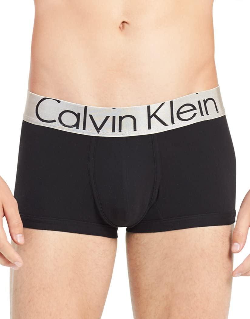 Calvin Klein Men's The Pride Edit Steel Micro Low Rise Trunks (Medium, Black/Black/Black)