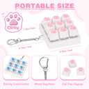 Cat Paw Keyboard Fidget Toys for Adults Clicky Keycap Clicker Keychain for Autism ASMR Work Stress Relief ADHD (Loud Version)