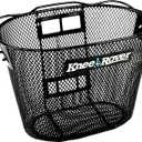 KneeRover Knee Scooter Basket Accessory with Convenient Handle - Knee Rover Basket Attachment Includes Universal Bracket Mount - Part Fits Most Knee Scooter Walker Models (Pack of 1)
