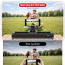 IFOOTAGE Pico Pro Motorized Slider Phone Gimbal Stabilizer 15.7" | 2-Axis Portable Phone Gimbal Stabilizer for iPhone Android Insta360 Action Cams DJI Pocket 3/4, Payload 3.3lb