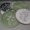 Barydat 6 Pieces Boho Plant Wall Art Decor Wooden Boho Farmhouse Rustic Bohemian Wall Hanging for Bedroom Living Room Office(Greenery,8 Inch, 10 Inch)