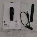 Fitbit Inspire 3 Health &-Fitness-Tracker with Stress Management, Workout Intensity, Sleep Tracking, 24/7 Heart Rate and more, Midnight Zen/Black One Size (S & L Bands Included)