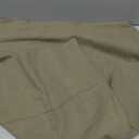 ZWJD Christmas Linen Throw Pillow Covers 26x26 Solid Handcrafted Striped Cushion Covers for Bed Soft Xmas Decorative Pillow Covers for Couch Bedroom Living Room Christmas Decor, (Olive Green)