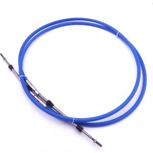 SouthMarine ABA-CABLE-08-GY Outboard Engine Remote Control Throttle Shift Cable 8ft for Yamaha Boat Motor Steering System 2.438m Blue, Universal Type 3300/33C