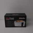 Mueller UltraToast Full Stainless Steel Toaster 4 Slice, Long Extra-Wide Slots for Bagels and Waffles, 6 Browning Levels, LED Display, Cancel/Defrost/Reheat Functions & Removable Tray, Kitchen Gadgets