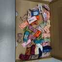 CLLOT 40pcs Mini 1.2" Grosgrain Ribbon Snap Clips - Tiny Fine Thin Hair Bows in Pairs for Baby Girls, Toddlers, and Infants