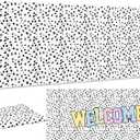 Hahafelt 1 Pack 47 x 108 in Fabric Bulletin Board Roll,Spot, 14.6" x 13"