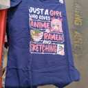 Just A Girl Who Loves Anime Ramen and Sketching Japan Women T-Shirt, Size XS
