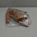 Platform Heels for Women 4-Inch Ankle Strap Open Toe Sandals Wedding Party Dress Shoes Wide Feet Friendly (Brown)