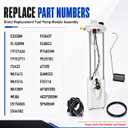 Fuel Pump Compatible with Chevrolet Silverado 1500 2500 3500 1999-2004 Replaces MU1613, FG0407, FG0053, 19121626, E3500M