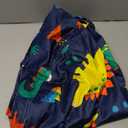 Lukeight Dinosaur Stuffed Animals Storage Bean Bag Chair Cover Only (Ships Empty, No Filling) - Velvet YKK Zipper Beanbag Cover for Toddlers and Kids, Washable Plush Toy Organizer, Large 27" D x 16" H