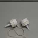 Foam Soap Dispenser Pump 2pcsHead Replacement Spare Plastic Pump Bathroom Countertop