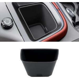 Black Cup Holder Compatible with Porsche Cayenne 2024 Center Console Cup Holder InsertCompatible with 2024 Cayenne Center Console Interior Accessories (for Cayenne 2024 Black)