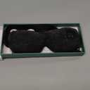 Heated Eye Mask for Dry Eyes, Cordless Warm Eye Compress, 4 Heat Levels, 4-Level Timing, 1000mAh Rechargeable, Blepharitis, Styes, Washable Cover, Travel, Gifts for Family(Black)