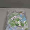 misaya Round Fitted Tablecloth with Elastic Edge, 100% Waterproof Oil Proof Plastic Table Cover, Vinyl Flannel Backed Tablecloth Fits 36"-44" Round Tables for Dinner, Outdoor, Picnic, Leaves