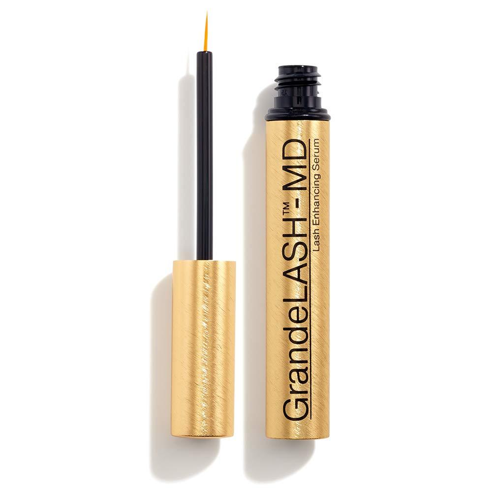 Grande Cosmetics GrandeLASH-MD Lash Enhancing Serum - Peptide & Vitamin Infused Formula for Longer, Thicker, Fuller Looking Lashes - Ophthalmologist Tested, Cruelty-Free