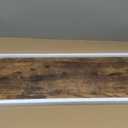 QEEIG Floating Shelves for Wall 23.6" Long - Wall Mounted Shelf Bathroom Kitchen Living Room Bedroom Farmhouse Home Decor Display Bookshelf Large 23.6 x 9.3 inch Set of 2, Rustic Brown (008-60BN)