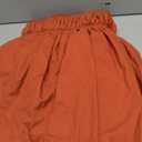 Entisn Orange Adjustable Bed Skirt for Full & Queen Size Bed - with 18 Inch Tailored Drop, Wrap Around Bed Skirts with Adjustable Elastic Belt for Easy Fitting - Wrinkle & Fade Resistant