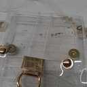 Clear Bag Stadium Approved 2 Pieces Transparent Crossbody Bag Clear PVC Bag Plastic Clear Side Bag See Through Crossbody Bags for Women Girls Men Cell Phone Sporting Events Concert School