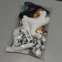 PASSIONFRUIT Plush Stuffed Toy Cat Set  Set of 6 Stuffed Toys for Kids  6 Inches Long  Bright & Vibrant Colors  Soft Toy Set for Boys & Girls