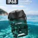 IDRYBAG Waterproof Backpack for Travel, Kayaking, Boating, Swimming, Floating Paddle Boarding - Submersible Dry Bag 35L