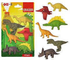 24 dinosaur erasers(3 pack)
