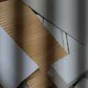 Fluted Nightstands Set of 2, Modern Bedside Table with Drawer and Storage Shelf, Wood End Table Mid Century Night Stands for Bedroom Living Room Sofa Couch Office (White+Oak)