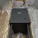 8"x8" (Actually 7.5"x7.5") Heavy Duty U-Shaped Fence Post Holder Bracket, Wet Concrete Post Bracket, for Deck railings, Fences, gazebos Wet Concrete Foundation Support (Dark Gray-2Pack)