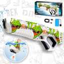 Funwee Electric Water Guns for Adults & Kids, Automatic Water Reload & Shooting Over 250 Blasts Water Blaster Squirt Guns Up to 28 FT Long Range, Beach Pool Backyard Outdoor Dinosaur Toys (White)