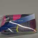 PAPLUS Compression Running Socks Women (6 Pairs), Ankle Athletic Socks Low Cut with Arch Support (Small-Medium, Mix of Colors(6 Pairs))