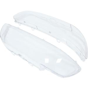 NewYall Pair of Left and Right Clear Headlight Lens Cover Shell for BMW E39 Facelift 1996-2003
