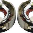 12-1/4" X 3-3/8" (12.25" X 3.375") Electric Trailer Brake Assembly Pair for 9,000/10,000 Lbs (9K/10K) Trailer Axles Left &Right 7-Bolt Replace for Dexter K23-450-00 K23-451-00