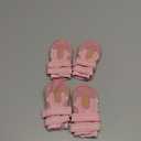 QUMY Dog Shoes for Large Dogs, Medium Dog Boots & Paw Protectors for Winter Snowy Day, Summer Hot Pavement, Water-Resistant in Rainy Weather, Outdoor Walking, Indoor Hardfloors Skid-Resistant Sole (Size 1: 1.8''x2.3''(W*L) (Pack of 4))