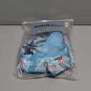 Small Dog Harness and Leash Set of 6, No Pull Soft Lightweight Mesh Puppy Harness Adjustable Cute Floral Pattern Pet Harness for Dogs (Blue Sea, L)