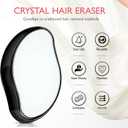 5 x Crystal Hair Eraser for Women Men, Magic Hair Remover - Painless Exfoliation Tool for Arms, Legs, Back - Fast & Easy, Reusable & Washable, Portable Hair Eraser