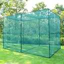 Crop Cage Plant Protection Tent 6.5 x 10 x 6.5 Feet, Easy to Install Protection Garden Cages, Crop Cages with Storage Bag Suitable for Garden Patio Lawn