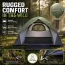 XL Camping Tents 4 Person Waterproof Double Layer Dome, X-Large