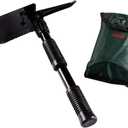 Coleman Backpacking Folding Shovel & Pick, Steel Folding Spade with Serrated Edge & Carry Case, Great for Camping, Fire Pits, Emergencies, Backyard, & More (16.25")